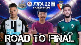 NEWCASTLE UNITED VS CA OSASUNA Tour Pre Season FIFA 22 Career Mode | Road To Final