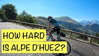 Cycling Alpe d'Huez 21 bends