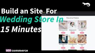 Single Page Wedding Shopping Website