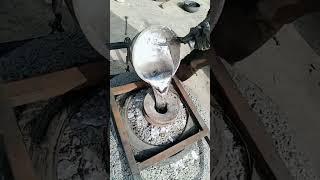 How to use aluminum pot mold pour