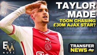 NEWCASTLE LINKED WITH AJAX MIDFIELDER KENNETH TAYLOR | NUFC TRANSFER NEWS