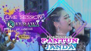 PANTUN JANDA - Nina Mincreunk ft KURAWA (LIVE SESSION) Kp. CIREYOD