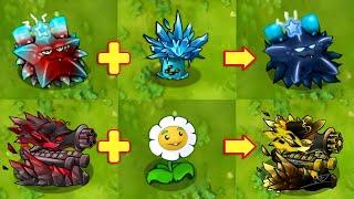 PVZ 1 Fusion 2.3 Challenge New Plants - 1 All Plants Fusion VS 400 Obsidian Gargantuar