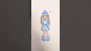 Drawing #drawing #cute #sketchebook #art #sketch #artist #artstyle #fyp #shorts #coloredpencils