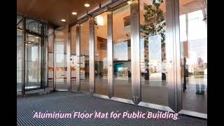 Anti Skid Roll Up 6063-T5 Recessed Aluminum Entrance Mats 11 Mm Height