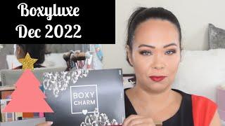 Boxycharm December 2022 Boxyluxe Unboxing & Try-On