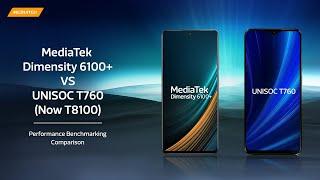 MediaTek Dimensity 6100+ vs UNISOC T760 | Performance Benchmarking Comparison