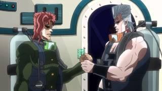 Jojo's Bizarre Adventure Kakyoin and Polnareff Manly Handshake