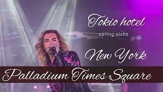 Tokio hotel spring nicht live ,2024 ,Palladium Times Square ,New York city #tokiohotel #live #rock