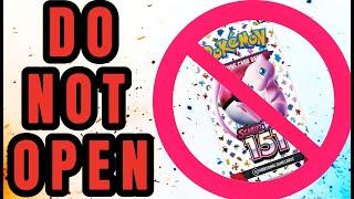 Why You Should STOP Opening Scarlet and Violet 151 Pokemon Cards!