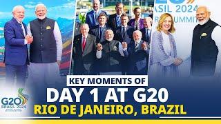 Day 1 of an ACTION-PACKED G20 Summit in Rio de Janeiro, Brazil