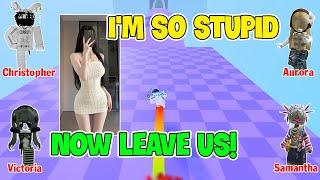 TEXT To Speech Emoji Groupchat Conversations | I'm So Stupid That I Lose A Good Girl Like Her