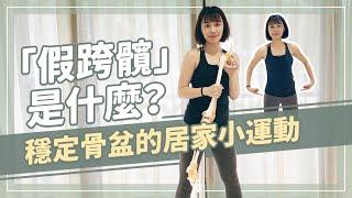 久坐族公敵「假胯髖」是什麼？物理治療師教你穩定骨盆的居家小運動｜詹珞瑤 物理治療師 Veronica Rehab