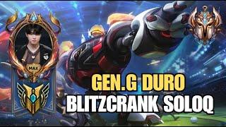 Gen.G Duro’s Blitzcrank Support: Hook Masterclass in Korean Ranked SoloQ Gameplay