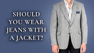 Should You Wear Denim Jeans With A Suit Jacket Or Blazer?