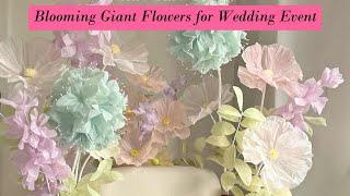 Wedding Decoration Ideas - Blooming Giant Flowers