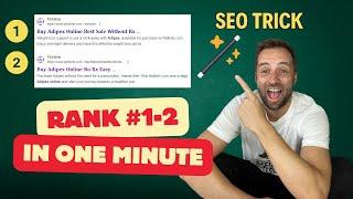 Rank #1 and #2 in 1 Minute on Google (Parasite SEO Trick)