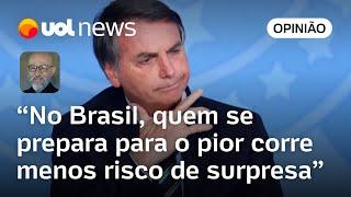 Bolsonaro acabará preso se a lógica prevalecer no Brasil, diz Josias de Souza