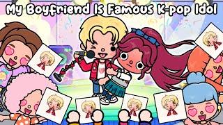 My Boyfriend Is Famous Kpop Idol  Very Sad Story | Toca Life World | Toca Boca