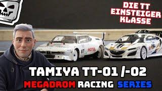 Tamiya TT01 und TT02 Racing bei der Megadrom Racing Serie 2023 Einsteiger RC Rennserie Modellbau