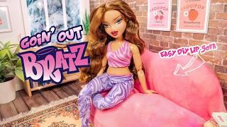 Goin’ Out Bratz | Putting Bratz on Made To Move Bodies | Easy DIY Lip Couch | Five Below Fun Find