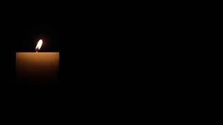 Burning Candle with black background | No Copyright Download Free