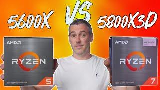 Ryzen 5 5600X Vs Ryzen 7 5800X3D - 20 Game Benchmark!