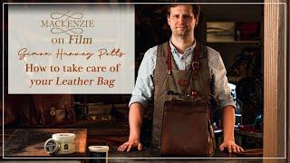 How to care for your leather bag | High quality Leather care cream at Mackenzie Leather Edinburgh