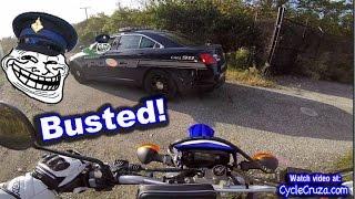 Busted By Cop Again! Secret Trail in Cleveland Ghetto | MotoVlog