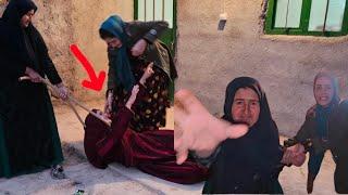 Consequences of Anger: Narges being beaten by Mohammad's mother