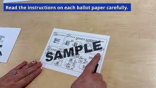 How to complete your postal vote