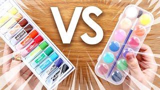 ‎Tube VS Pan Watercolors - ¥100 ($1) SHOP SHOWDOWN