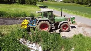 Silvesterspecial 2022: Silage einfahren mit Fendt 309C mit Pöttinger Ladewagen und Fendt 312