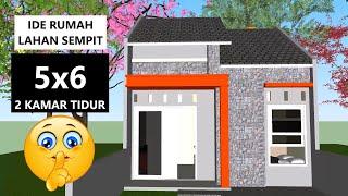 Ide Rumah Lahan Sempit - Rumah Minimalis 5x6