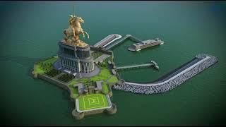 Chhatrapati Shivaji Maharaj statue Mumbai coastal project   India  world's largest 690 feet stat