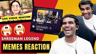 Shreeman Legend Funny Memes Reaction | Shreeman Legend Fun