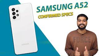 Samsung A52 Confirmed Specs | Features - Tech Swami 