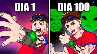 100 DIAS NO BEN 10 MINECRAFT!