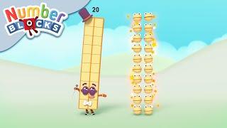 @Numberblocks- Counting to Twenty!  | Back to School | Learn to Count