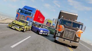 BeamNG Drive - Trucker Rampage (Road Rage)