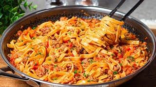 This recipe will drive you crazy! I have never eaten such delicious pasta!  3 recipes