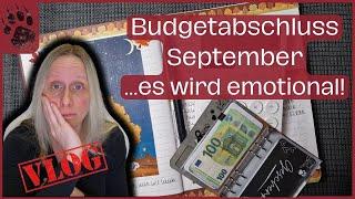 SPAREN Monatsabschluss Septemberbudget  ECHTE Einnahmen & Ausgaben #umschlagmethode #budgetplanung