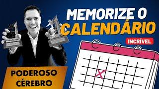 Memorize um calendário em minutos. Aprenda e memorize como um gênio.