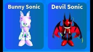 Find The Sonic Morphs How To Get Bunny,Devil Sonic ROBLOX