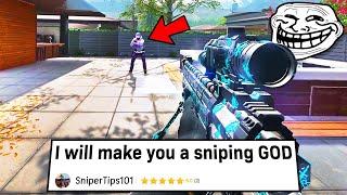 I hired a PRO SNIPER COACH on Fiverr then I Popped Off.. (HILARIOUS)