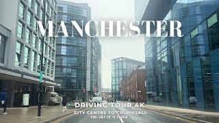 Summer Driving Tour Manchester, UK (4K) - Manchester City Centre to Crumpsall (Greater Manchester)