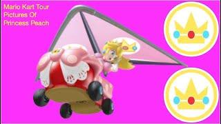 Princess Peach in Mario Kart Tour!