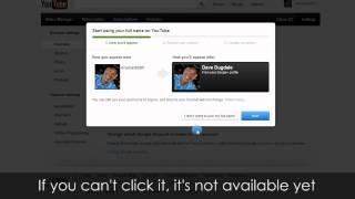 How to Use Your Real Name on YouTube Tutorial Drumat5280 now Dave Dugdale