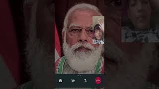 narendar Modi ji video call PE bat kiya