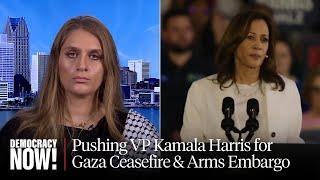 "Uncommitted" Co-Chair Layla Elabed on Meeting Kamala Harris, Pressing VP for Arms Embargo on Israel